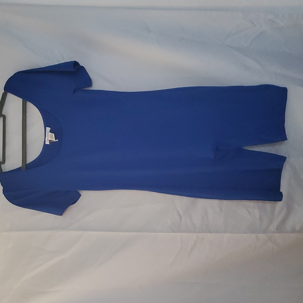 Royal Blue stretch romper Size‎ Large Sexy Bodycon Athleisure Club Eighties Cute
